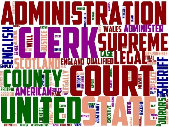 Administration Clerk Wordart Sublimation