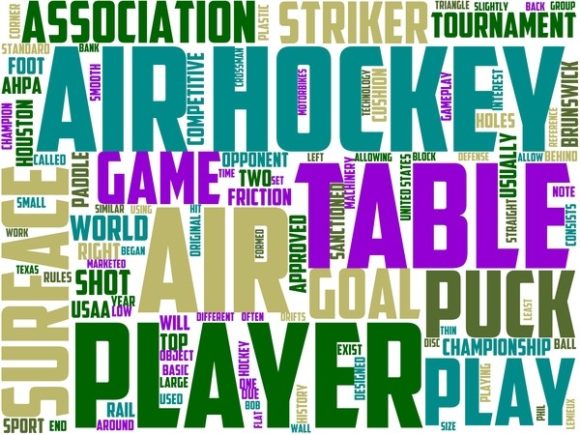 Air Hockey Wordart Tumbler