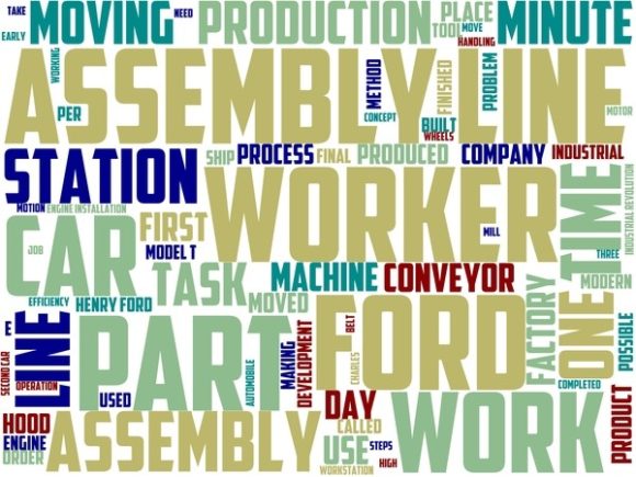 Assembly Worker Wordart Book Cover