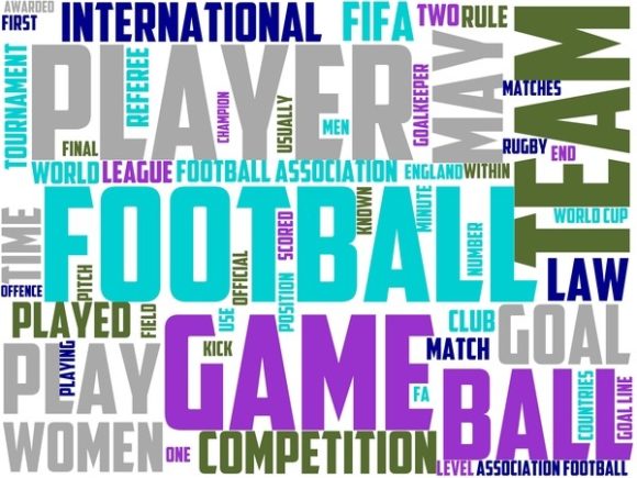 Association Football Wordart Tie Dye