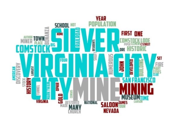 Virginia City Typography Print: Hand-Drawn Word Clouds That Spark Joy & Creativity