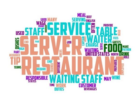 Waiter Typography Print: A Hand-Drawn Wordcloud for Purposeful, Versatile Design