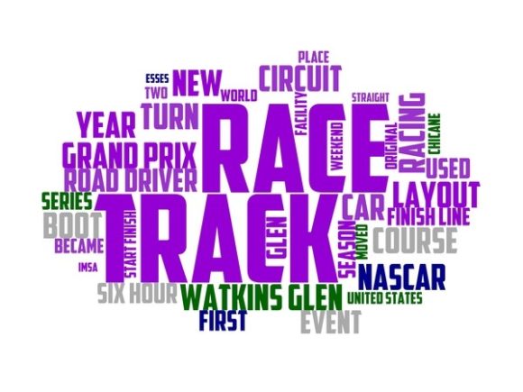 Watkins Glen Typography Print