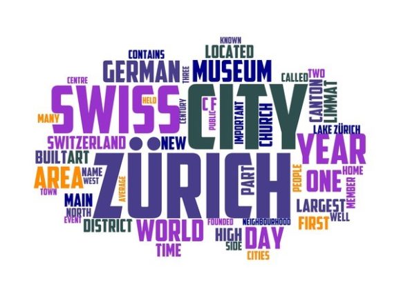 Zurich Typography Book Cover